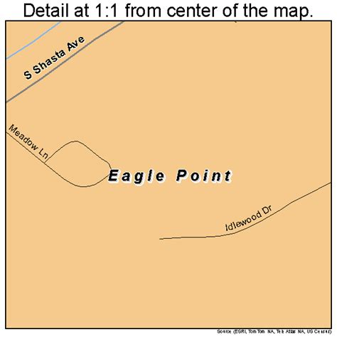 Eagle Point Oregon Street Map 4121550