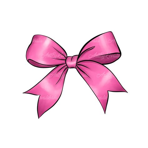 Bow PNG, Pink Bow Clipart, Digital Download - Etsy