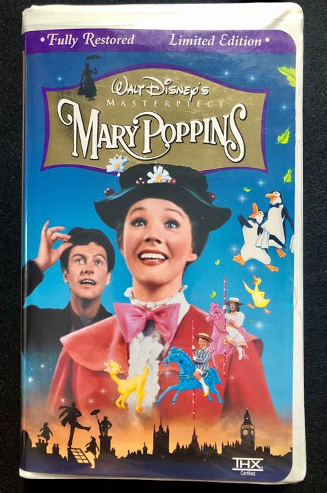 Walt Disneys Mary Poppins Limited Edition Vhs Etsy | The Best Porn Website