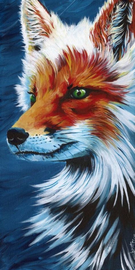 Simple-Acrylic-Canvas-Painting-Ideas-for-Beginners | Woodland art, Fox ...