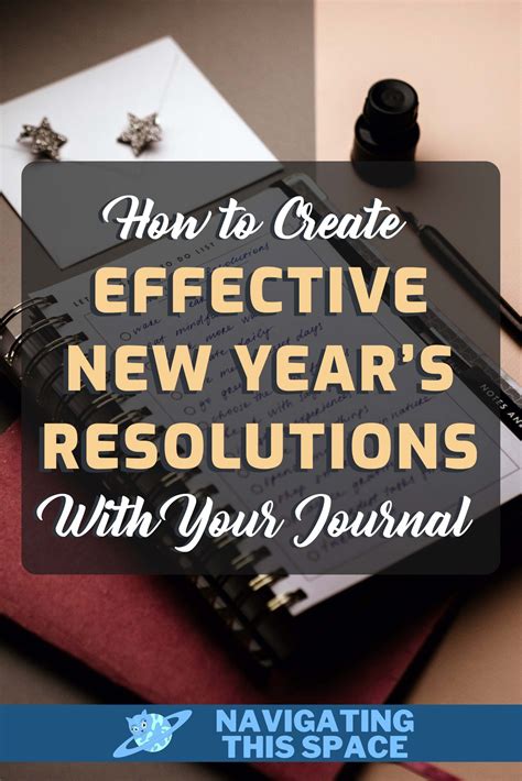 How to Create Effective New Year's Resolutions With Your Journal ...