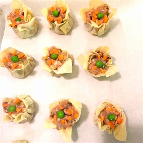 Handmade Chicken and Shrimp Shumai Dumplings | Carla Crudup