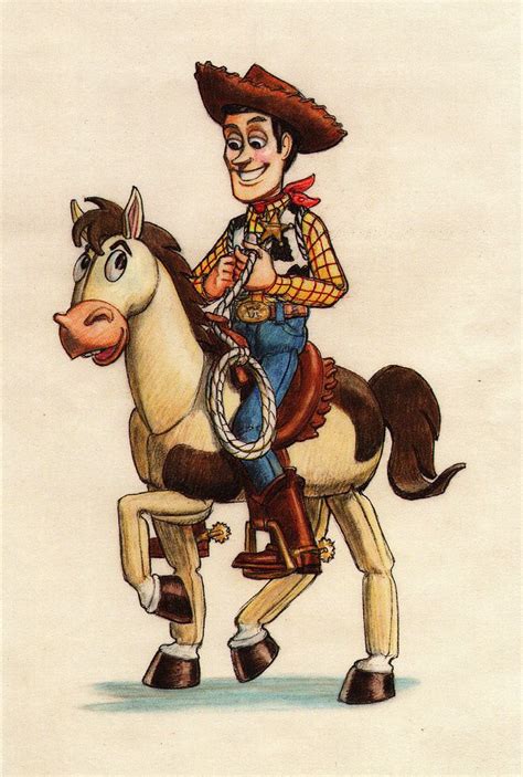 Woody and Bullseye Concept Art #illustration #popculture #disney #pixar ...