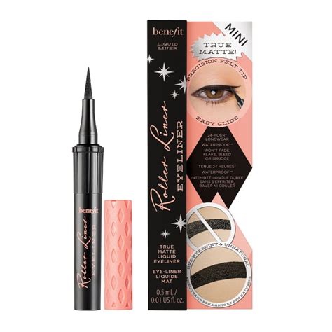 Benefit Cosmetics Roller Liner Eyeliner Mini Black 0.01 fl oz - Walmart ...