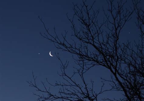 Night Sky Stars And Moon Real