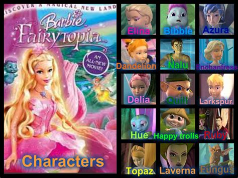 barbie fairytopia charcters - Barbie Movies Fan Art (33467652) - Fanpop