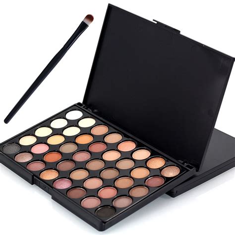 40 Color Matte Eye shadow Pallete + 1 Brush Make Up Palette EyeShadow ...