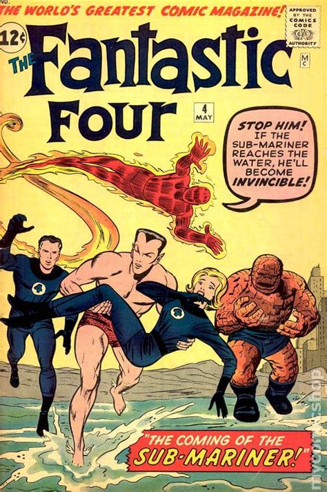 Fantastic Four comic books issue 4 1962