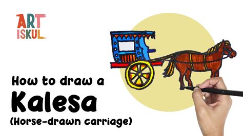 How to Draw a Kalesa (Horse-drawn Carriage) | Simple and Easy Drawing ...