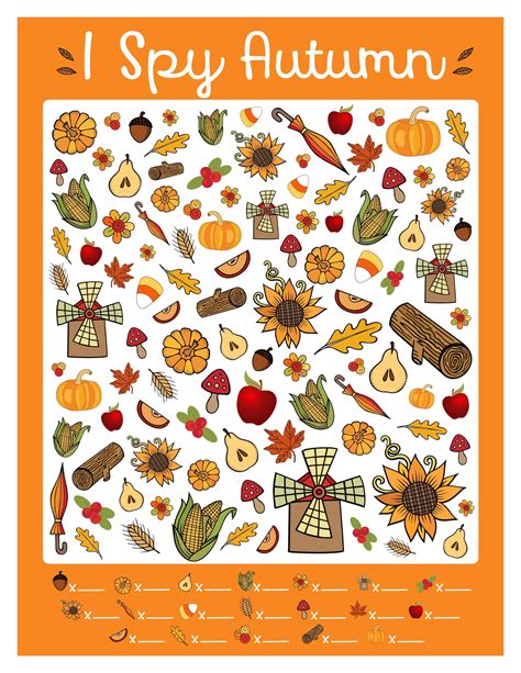 Printable Fall Games - Printable Word Searches