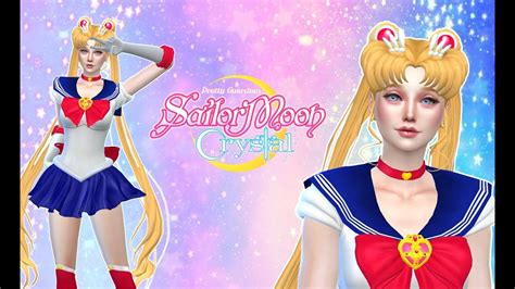 The Sims 4 CAS | SAILOR MOON | Lookbook + CC and DOWNLOAD SIM - YouTube