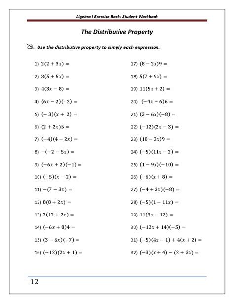 Algebra I Exercise Book: Student Workbook - Effortless Math: We Help ...