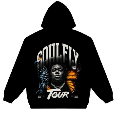 Rod Wave Merch Soulfly Tour Hoodie | WHAT’S ON THE STAR?