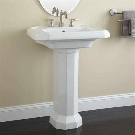 Drexel Porcelain Pedestal Sink - Pedestal Sinks - Bathroom Sinks - Bathroom