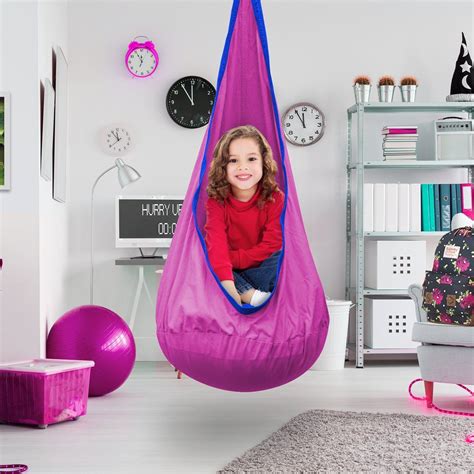 Amazon.com: Sorbus® Kids Child Pod Swing Chair Nook Tent - Hanging Seat ...