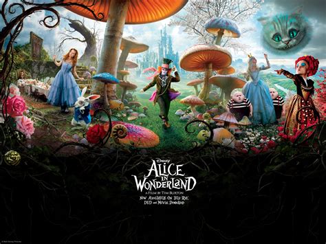 Alice In Wonderland Tim Burton Poster