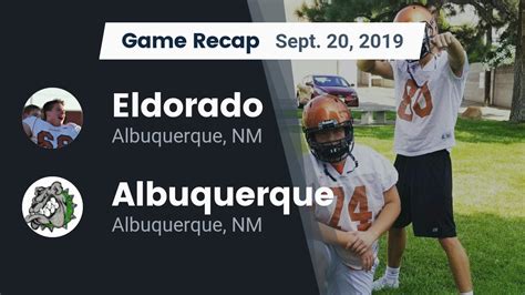 Recap: Eldorado vs. Albuquerque 2019 - Eldorado High School highlights ...