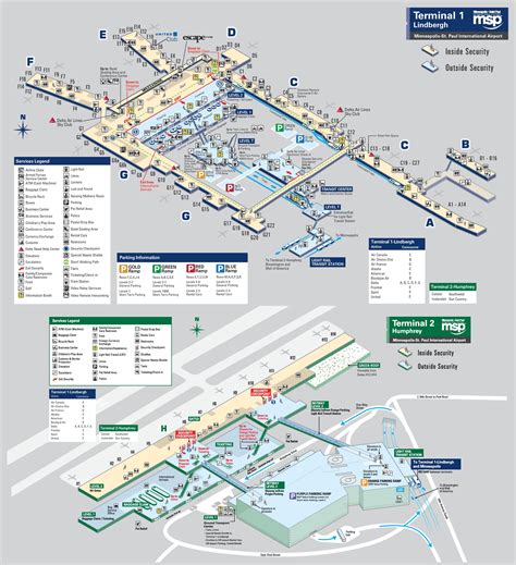 Msp Airport Terminal Map