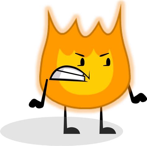 BFDI Firey Because He's Angry And Mad by convbobcat on DeviantArt