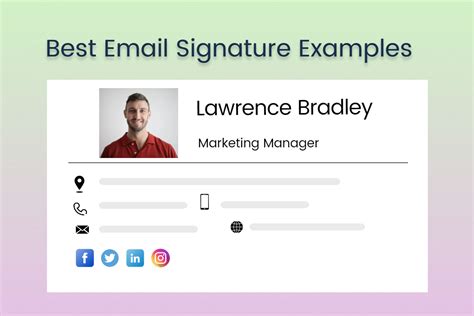 6 Best Email Signature Examples & Tips for Professional Email Signature ...