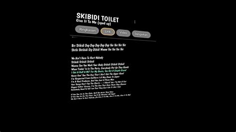 skibidi toilet | lyrics - YouTube