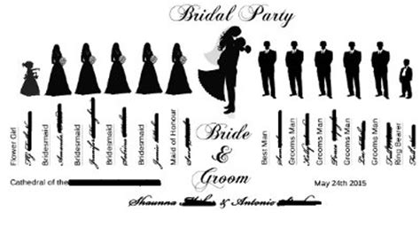 11+ Wedding Party Silhouette Clip Art - Preview : Wedding Party Sil ...