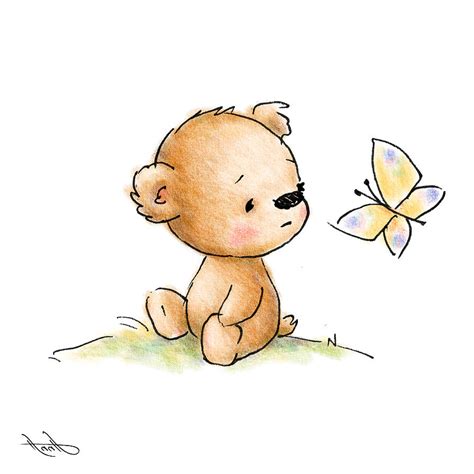 Cute Teddy Bear Drawing at GetDrawings | Free download