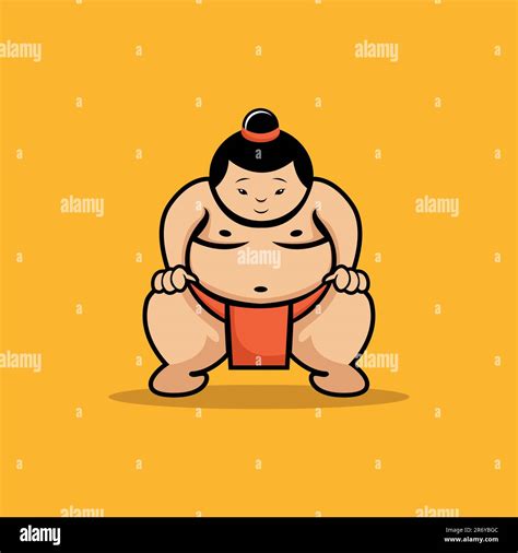 Image of a funny sumo illustration Stock Vector Image & Art - Alamy