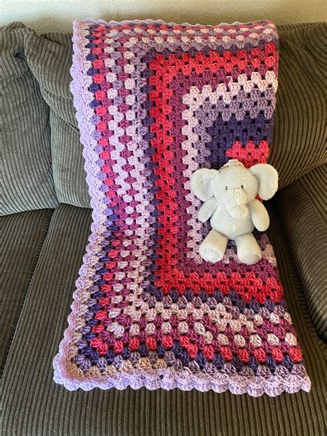 Crocheted Child/Crib Blanket | Etsy