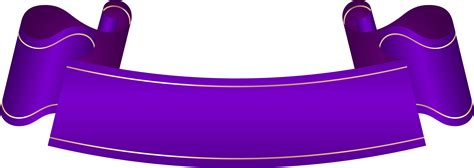 Purple Banner Transparent Png Clip Art Image Free Clip Art Ribbon ...