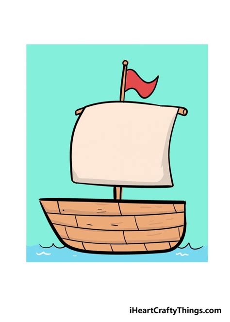 Boat Drawing - How To Draw A Boat Step By Step