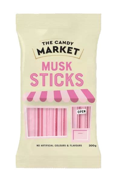 The Candy Market Musk Sticks | Sweets from Australia