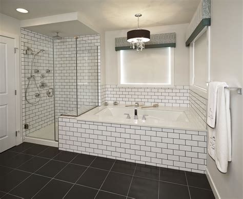 Subway Tile Bathroom Black Grout | Bathroom | Pinterest | Black grout ...