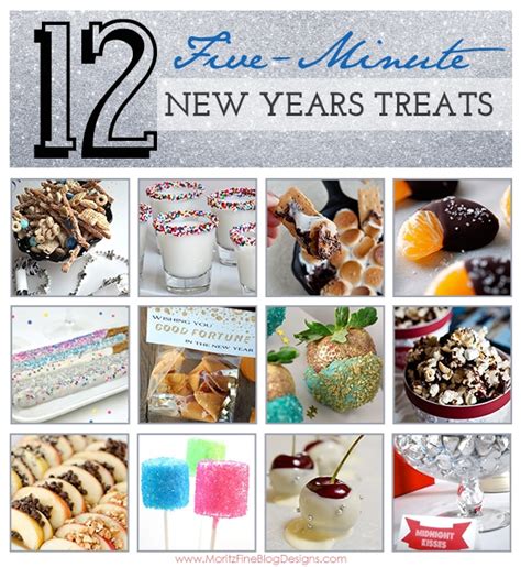 12 5-Minute New Years Treats | Perfect Party Food