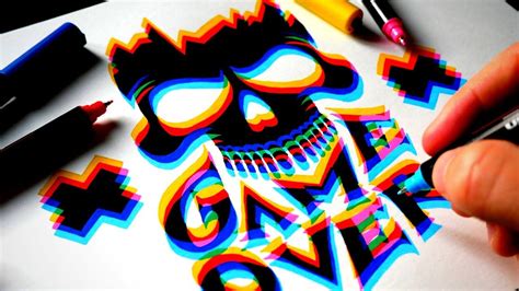 How to draw glitch like a boss glitch font tutorial – Artofit