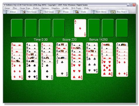 Freecell green felt solitaire - graphicgross