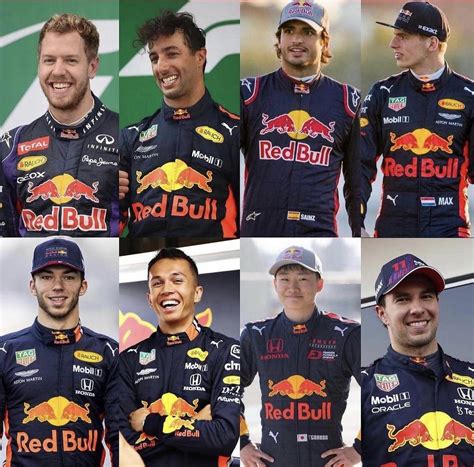 8 of the 20 drivers in F1 next year will either be driving for Red Bull ...