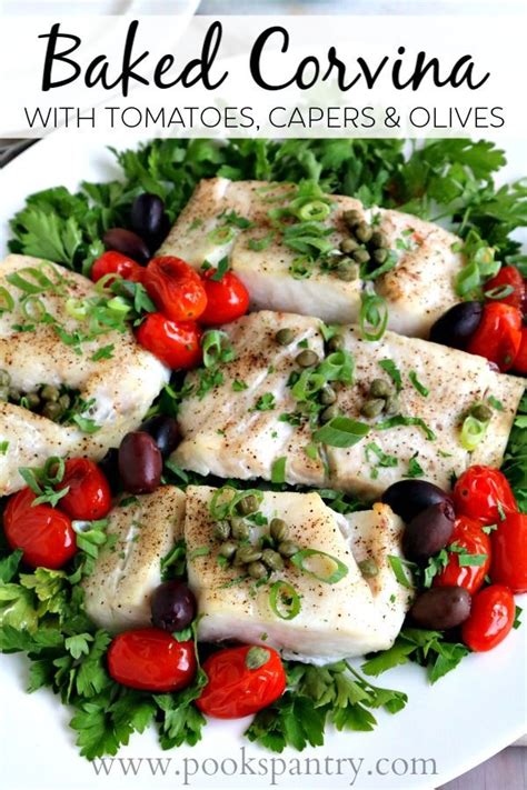 Baked Corvina Recipe with Tomatoes | Recipe | Recipes, Tomato recipes ...