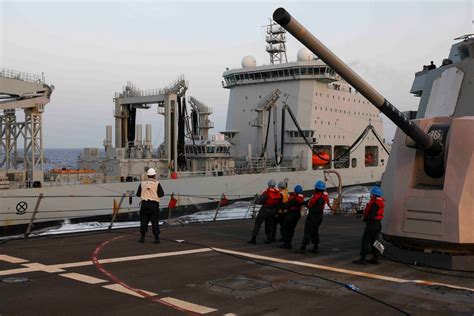 DVIDS - Images - USS Truxtun RAS with Canadian Replenishment Vessel ...