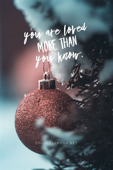 Yes, you are. You are loved more than you know. | christmas | christmas ...