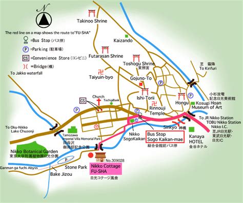 Nikko City Tourist Map - Nikko City • mappery