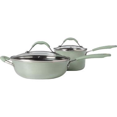 Cravings by Chrissy Teigen 12 pc. Aluminum Cookware Set, Pistachio ...