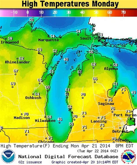 Michigan weather this week: Monday's the best day, and two chances of ...