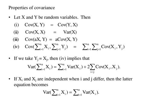 Properties Of Covariances at elmermdupreeo blog