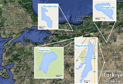 Investigated freshwater lakes | Download Scientific Diagram