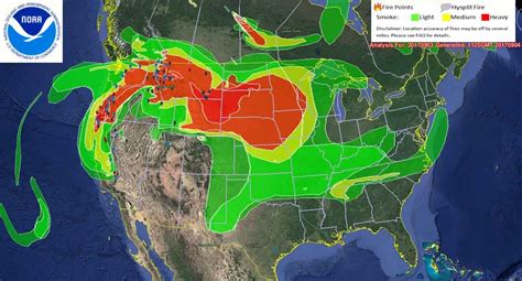 Current Wildfire Smoke Map