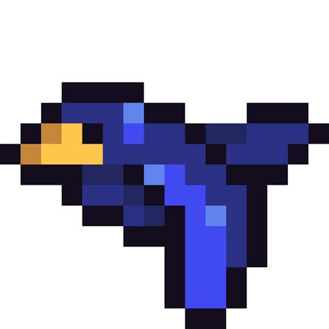 Spreadsheet Pixel Art Bird / Pixel art is digital art that is created ...