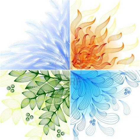 Earth, Wind, Fire, Water | Elements artwork, Elements of art, Elements ...