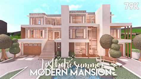 Modern family mansion bloxburg