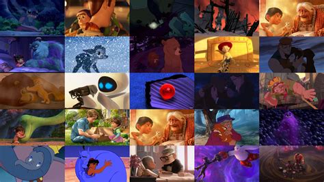 A collage of sad moments from Disney & Pixar movies Sad Disney, Disney ...